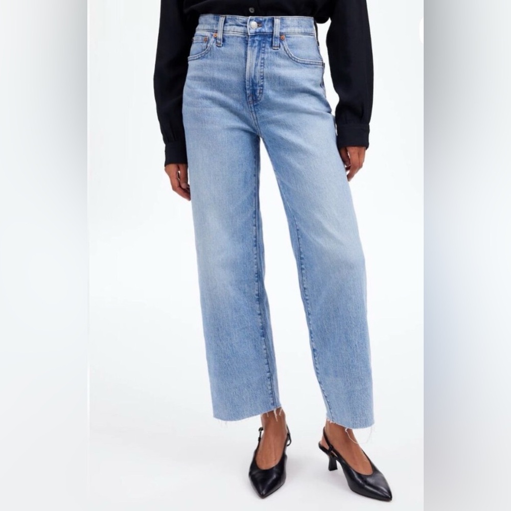 Madewell Perfect Vintage Wide-Leg Crop Jean - Picture 1 of 7